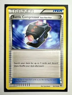 Pokemon TCG Battle Compressor XY Phantom Forces 92/119 Uncommon Card Played LP - Image 2