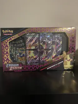 Pokemon Crown Zenith Morpeko V-Union Premium Playmat Collection - Image 1