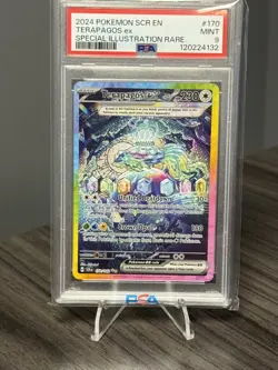 2024 POKEMON SCR EN-STELLAR CROWN SPECIAL ILLUSTRATION RARE TERAPAGOS EX PSA 9 - Image 1