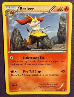 Braixen - 25/146 - XY Base Set - Pokemon TCG (A) - Image 1