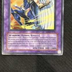 Yugioh Elemental Hero Tempest EEN-EN034 Unlimited Ultra Rare Holo - MP - Image 2