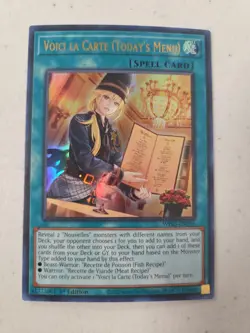 Yugioh - Voici la Carte (Today's Menu) - Wild Survivors - Ultra Rare - Image 1