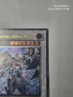 YUGIOH GREY STAMPED Blackwing Armor Master CRMS-EN041 Ultimate Rare Unlimited NM - Image 4