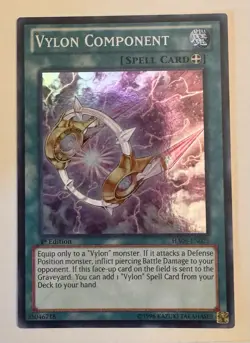 YUGIOH! VYLON COMPONENT 1ST ED HA06-EN025 SUPER RARE CARD - Image 1