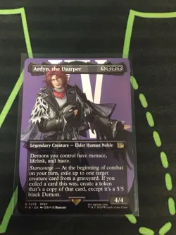 MTG Magic The Gathering Ardyn, The Usurper FIN 379 Rare Borderless Final Fantasy - Image 1