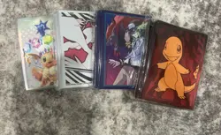 4 Pokemon White Flare,JGT,OBF,PRI Card Sleeves-260 Total - Image 1