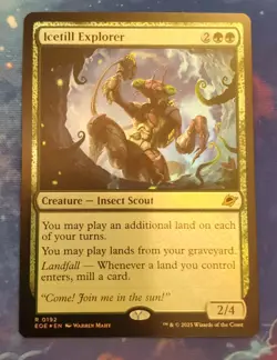 *IN HAND* x1 Icetill Explorer FOIL MTG Edge of Eternities R M/NM, English - Image 1