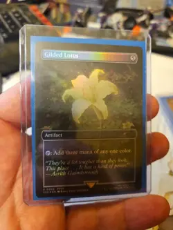 Gilded Lotus - Rainbow Foil Extended Art Promo Secret Lair Promos NM MTG - Image 1