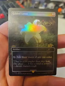 Gilded Lotus - Rainbow Foil Extended Art Promo Secret Lair Promos NM MTG - Image 3