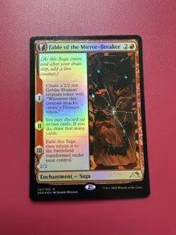 *** Fable of the Mirror-Breaker *** FOIL Kamigawa: Neon Dynasty NM MTG English - Image 1