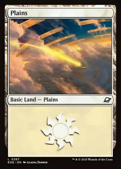 Basic Lands 10 MTG Plains (0267), NM-Mint, English Edge of Eternities - Image 1