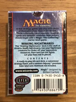 MTG Torment Theme Deck Walking Nightmares Sealed Magic Cards 2002 | English | NM - Image 2