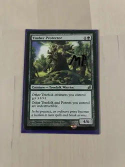 MTG Timber Protector Rare Treefolk Lorwyn Moderately Played MP 2 of 2 - Image 1
