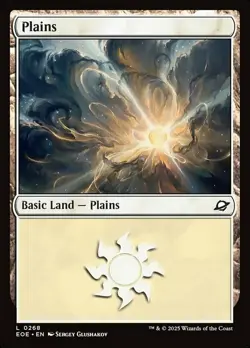 Basic Lands 10 MTG Plains (0268), NM-Mint, English Edge of Eternities - Image 1
