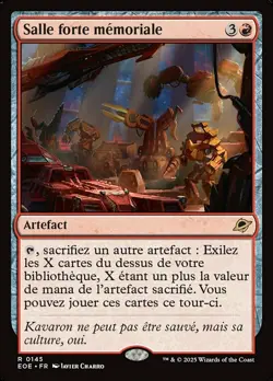 4x MTG Memorial Vault, NM-Mint, English Edge of Eternities - Image 1