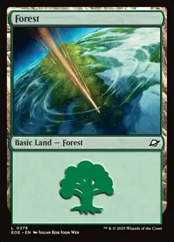 Basic Lands 10 MTG Forest (0276), NM-Mint, English Edge of Eternities - Image 1