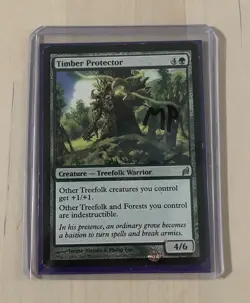 MTG Timber Protector Rare Treefolk Lorwyn Moderately Played MP 1 of 2 - Image 1