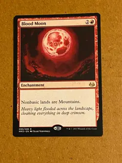 Magic the Gathering : MODERN MASTERS 2017 Blood Moon NM MTG - Image 1