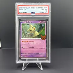 MIMIKYU PSA 10 2024 POKEMON TRICK OR TRADE 037 - Image 1
