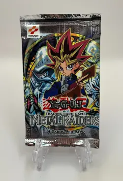 (701061) Yugioh Metal Raiders 1st Edition Sealed Booster Pack - Image 1