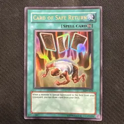 YuGiOh Card of Safe Return LON-029 Ultra Rare Unlimited Edition - Image 1