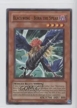Blackwing - Bora the Spear Unlimited YuGiOh Crimson Crisis #CRMS-EN009 2008 3c7 - Image 1