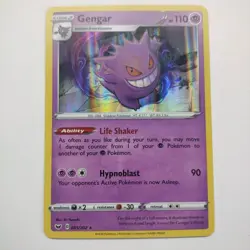 Gengar - 085/202 - Pokemon Sword & Shield Base Set Holo Rare Card NM - Image 1