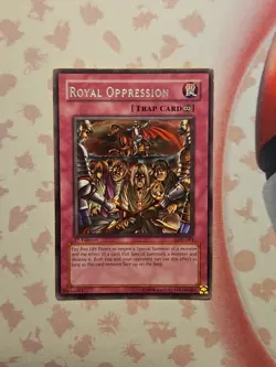 Yu-Gi-Oh! Royal Oppression Vintage 1st Edition Rare Card LOD-091 Light Dent - Image 1