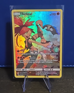Cosmic Eclipse Torkoal 237/236 Secret Rare Full Art Pokemon Card - Image 1