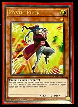Mystic Piper Ultra Rare 1st Edition Mint Condition Yu-Gi-Oh! Card [RA04-EN005] - Image 1