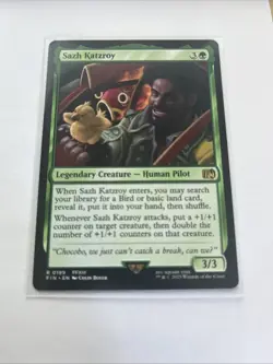 Sazh Katzroy - Final Fantasy - Rare - NM (see pics) MTG - Image 1
