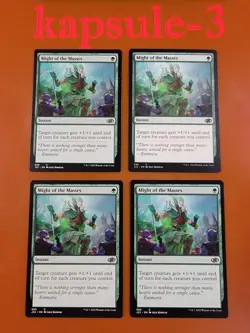 4x Might of the Masses | Jumpstart 2022 | MTG Magic Cards - Image 1