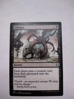 1x Exhume, Jumpstart 2020, Magic MTG NM - Image 1