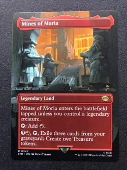 Mines of Moria: Lord of the Rings NM Regular MTG Magic the Gathering - Image 1