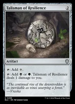 Talisman of Resilience BLBC NM MTG - Image 1