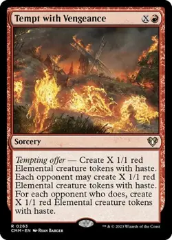 Tempt with Vengeance CMM NM MTG - Image 1