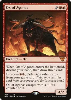 Ox of Agonas Kamigawa: Neon Dynasty Commander NM MTG - Image 1