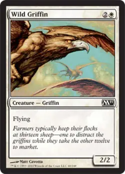 Wild Griffin - Magic 2011 (M11) #40/249 MTG Magic The Gathering - Image 1