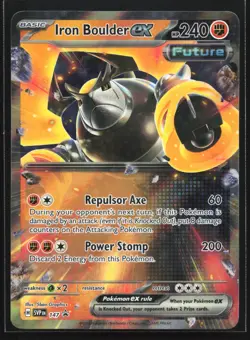 Pokemon Iron Boulder SVP 147 Scarlet & Violet Holo Black Star Promo NM - Image 1