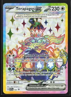 Pokemon Terapagos ex SVP 165 Scarlet & Violet Holo Black Star Promo NM - Image 1