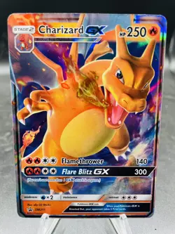 Pokemon Charizard GX SM211 Hidden Fates Holo Black Star Promo NM - Image 1