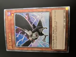 Yugioh - D.D. Crow Quarter Century Secret Rare RA02-EN002, Near Mint, 1st Ed - Image 1