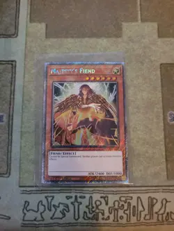 YUGIOH MAJESTYS FIEND RA04-EN216 PLATINUM RARE 1ST ED NM - Image 1