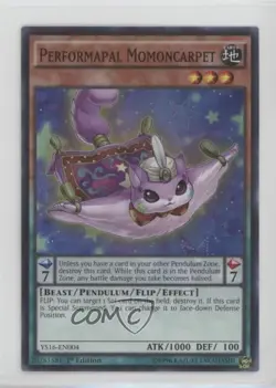 Performapal Momoncarpet (SR) 1st Ed. YuGiOh Starter Deck: Yuya #YS16-EN004 4z8 - Image 1