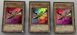 YuGiOh PLAYSET Curse of Dragon LOB-K066 x3 Super Rare 1996 KOREAN - Image 1