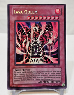 Lava Golem PGD-107 Secret Rare Unlimited FADED Yugioh 7113 - Image 1