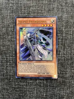 Yugioh Silent Swordsman DPRP-EN001 Ultra Rare 1st Edition VLP - Image 1