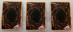 YuGiOh PLAYSET Flame Swordsman LOB-K003 x3 Super Rare 1996 KOREAN - Image 2