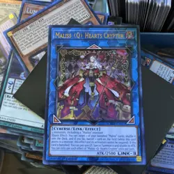 Yugioh! Maliss Q Hearts Crypter CRBR-EN020 Ultra Rare 1st Ed - Image 2