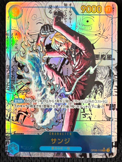 One Piece Card Sanji OP06-119 SEC Comic Parallel Japanese DHL PRB02 - Image 2